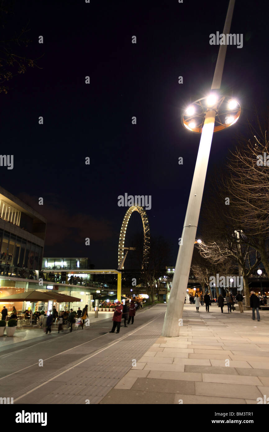 Royal festival hall and the london eye hi-res stock photography and ...