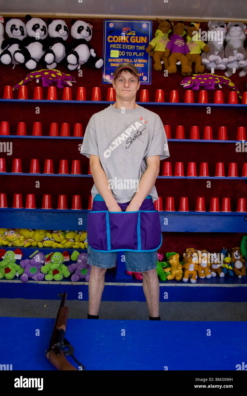 Carnival worker aka carny, New York State, USA Stock Photo - Alamy