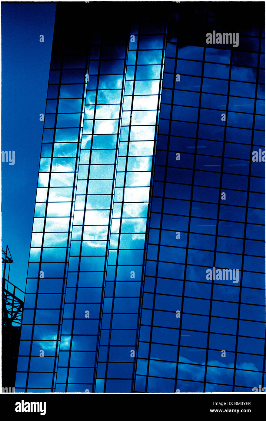 Reflection on windows Stock Photo Alamy