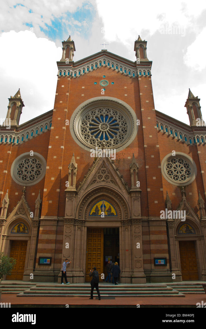 Church of San Antonio di Padua Istiklal caddesi street Beyoglu Istanbul Turkey Europe Stock Photo