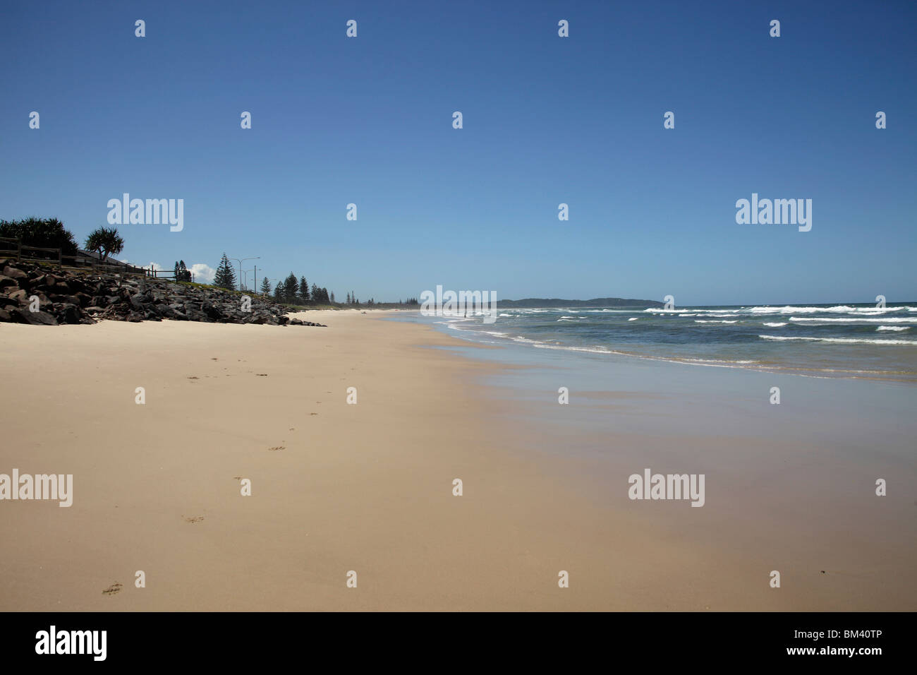 the beach in Lennox Head, New South Wales, Australia Stock Photo Alamy