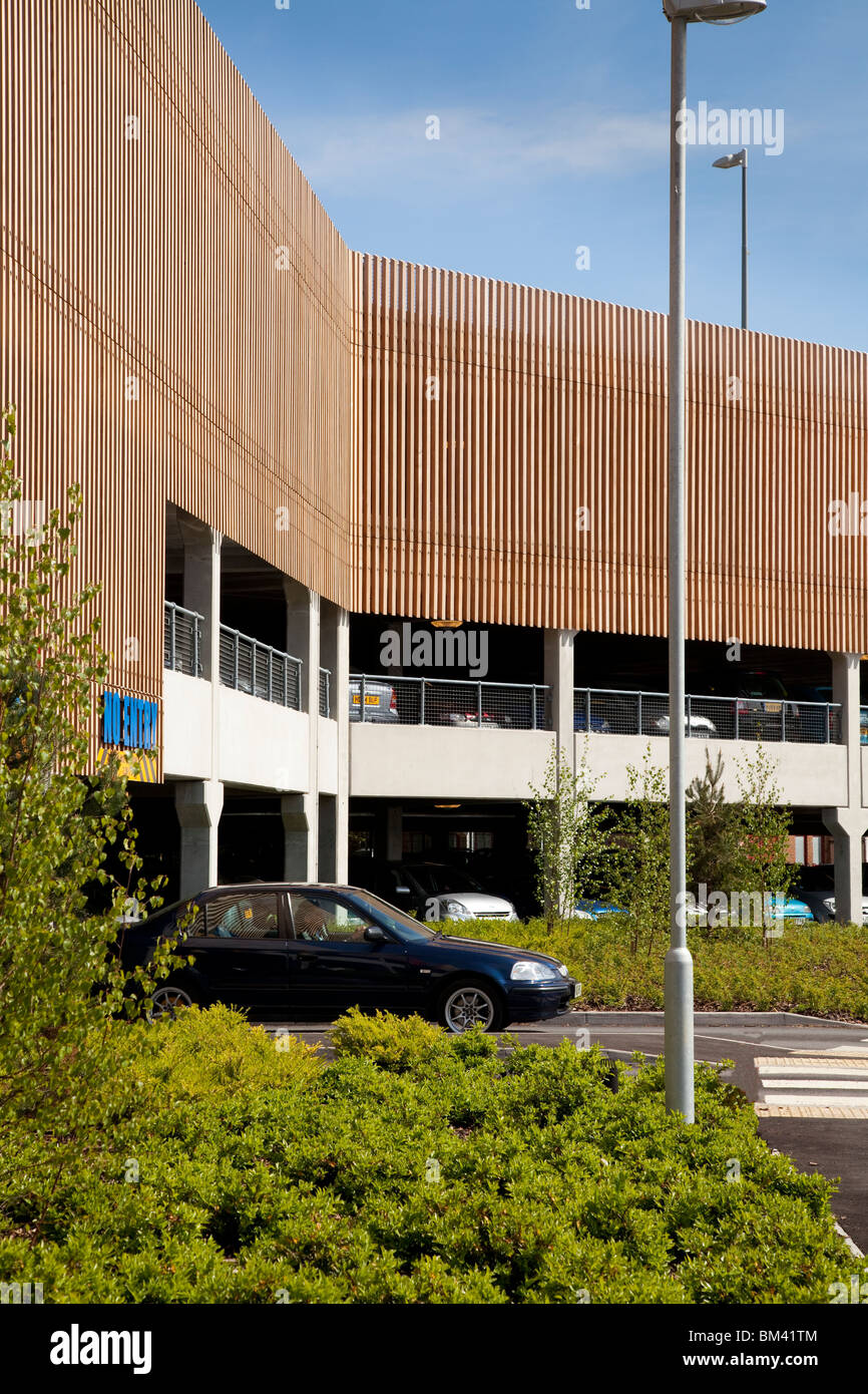 four storey MultiStorey Car Park Bournemouth Hospital Stock Photo Alamy