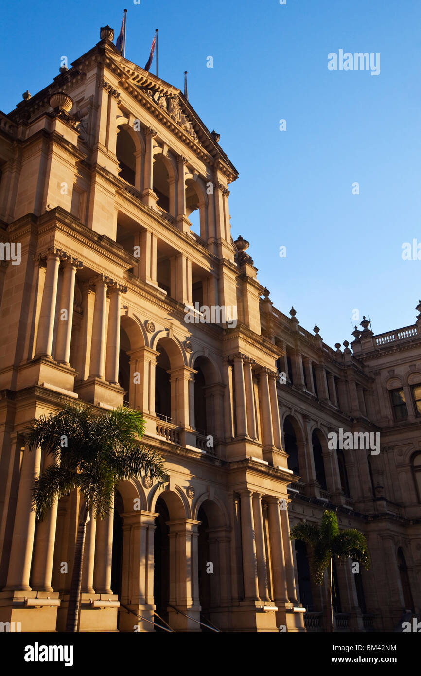 The Treasury Building, housing the Conrad Treasury Casino. Brisbane, Queensland, Australia Stock Photo