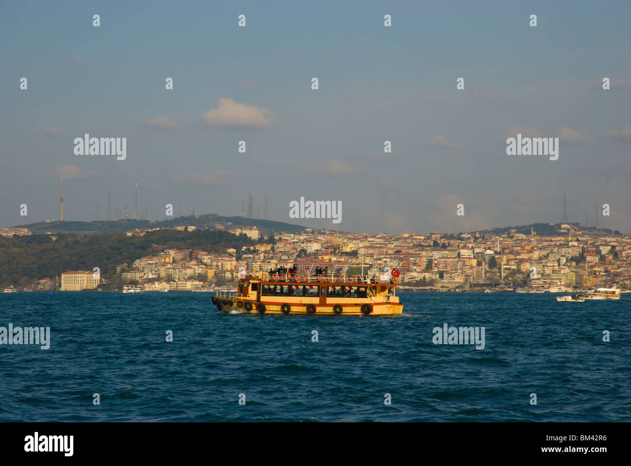 Ferry Bosphorus Istanbul Turkey Europe Stock Photo - Alamy