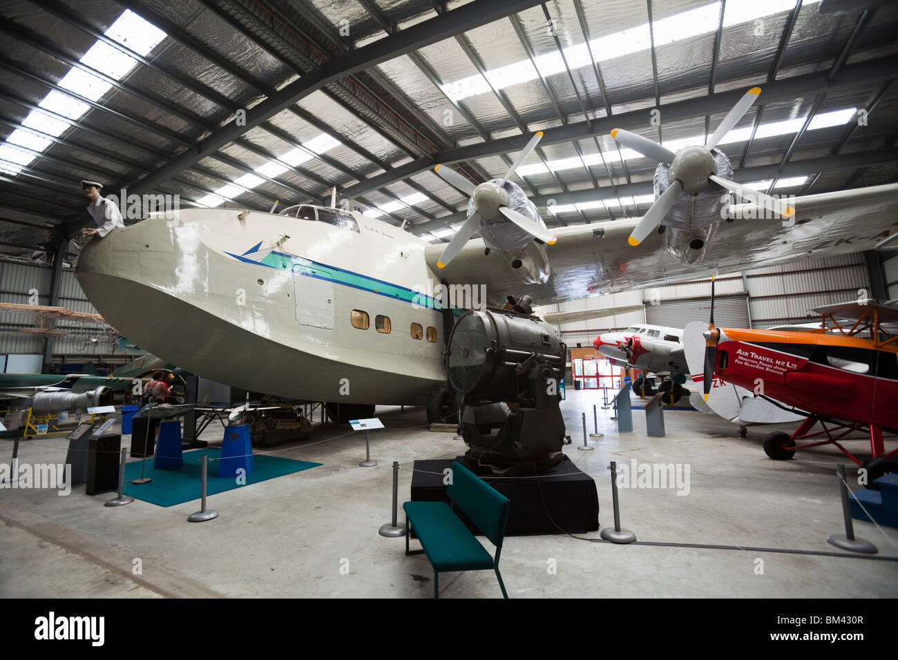 Solent flying boat.  Museum of Transport and Technology (MOTAT), Auckland, North Island, New Zealand Stock Photo