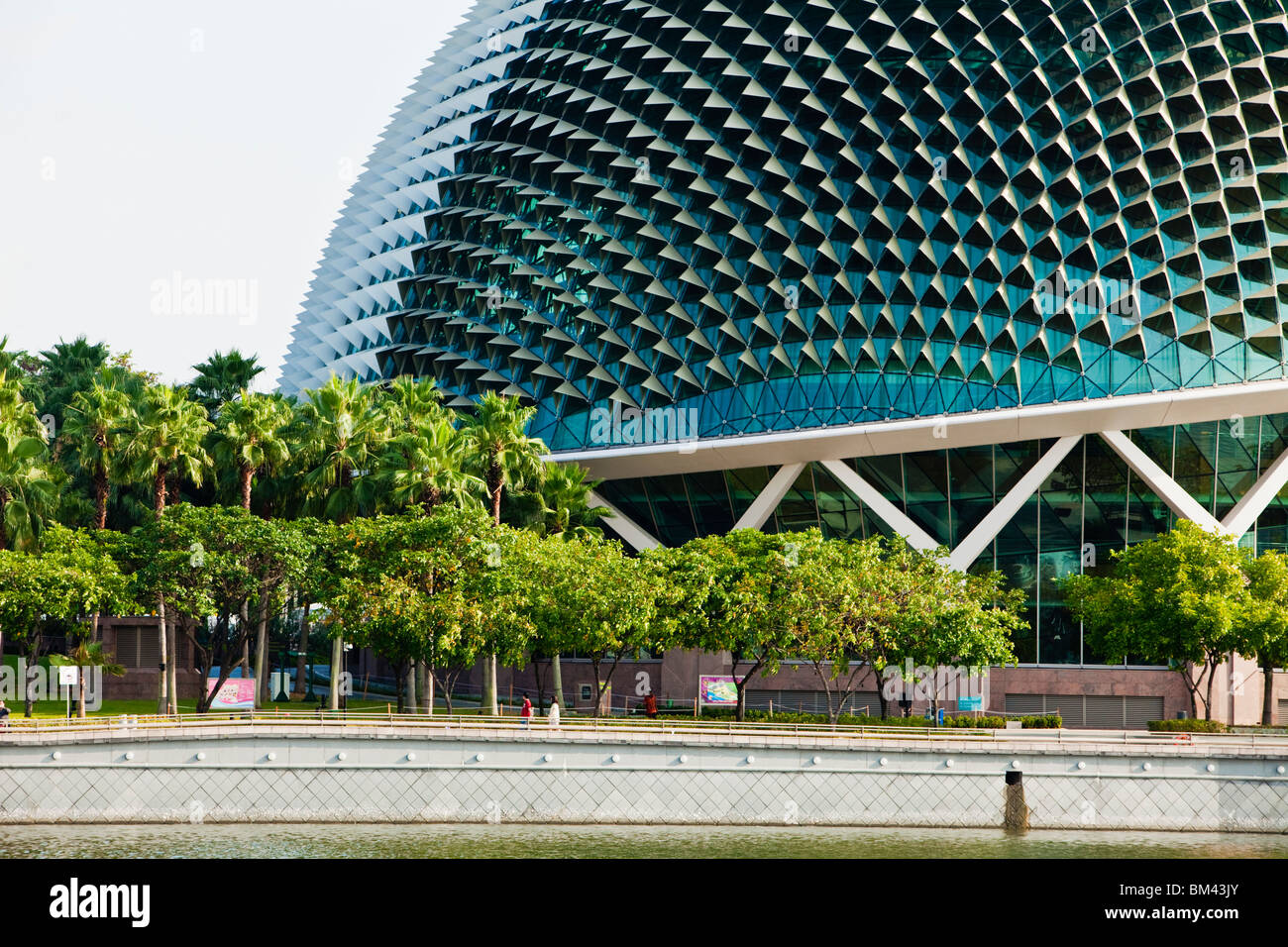 Esplanade - Theatres on the Bay building, Marina Bay, Singapore Stock ...