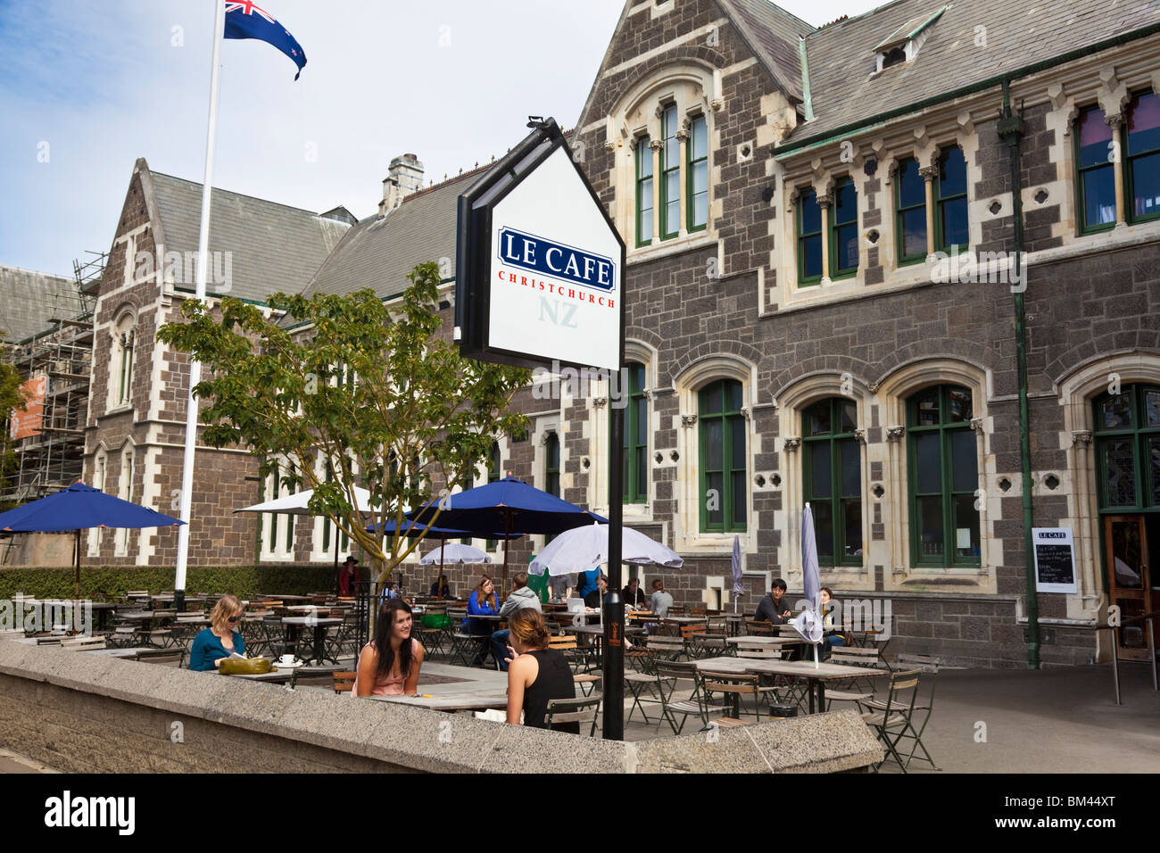 Le Cafe at the Arts Centre. Christchurch, Canterbury, South Island, New