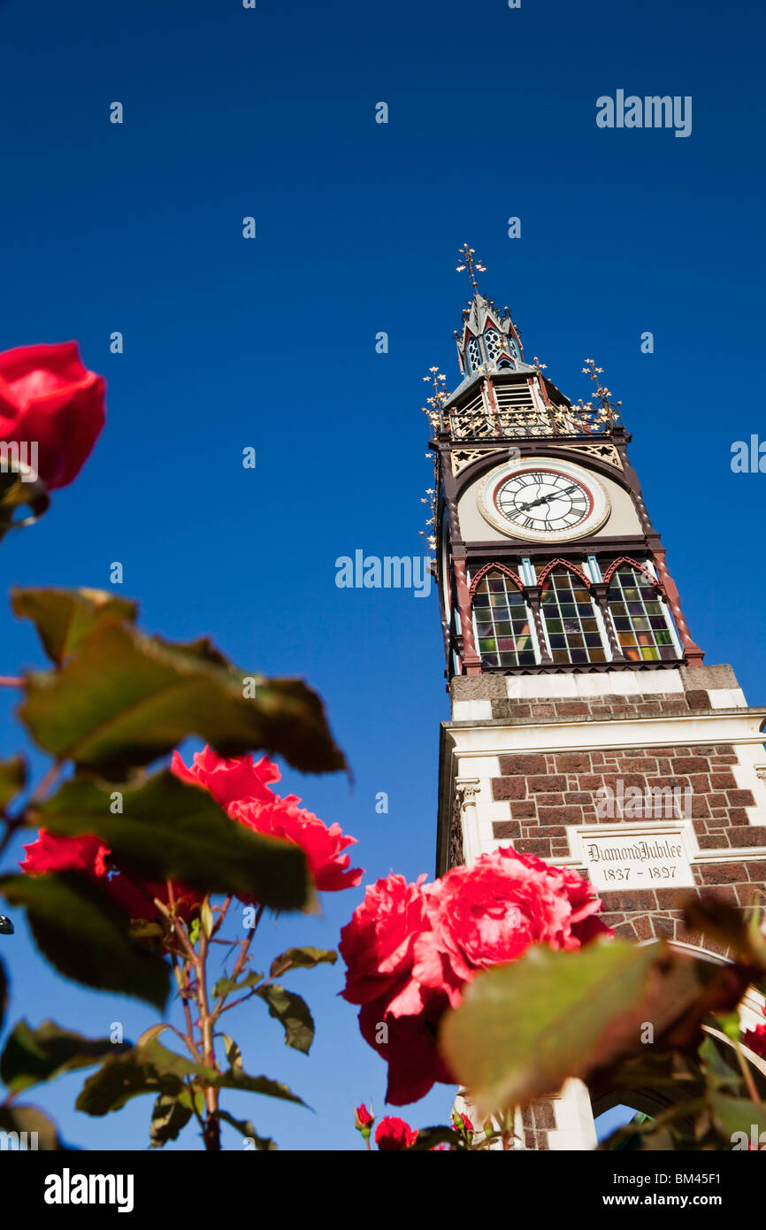 Queen Victoria Jubilee Clock Tower. Christchurch, Canterbury, South