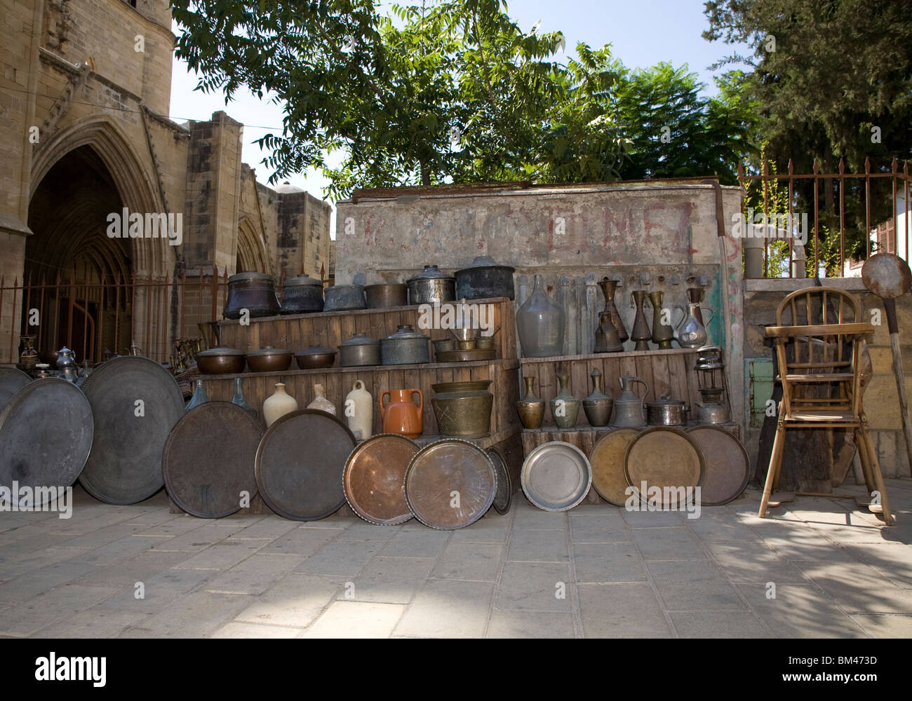 Antique Shop, Nicosia, North Cyprus Stock Photo Alamy