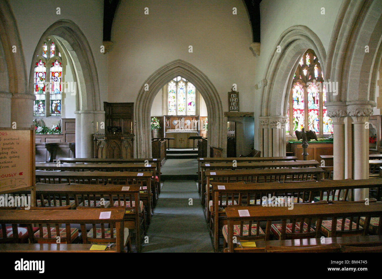 Interior Of St Michaels Church In The Village Of Stinsford Near Dorchester Stock Image Interior Of St Michaels Church In The Village Of Stinsford Near Dorchester Stock Image