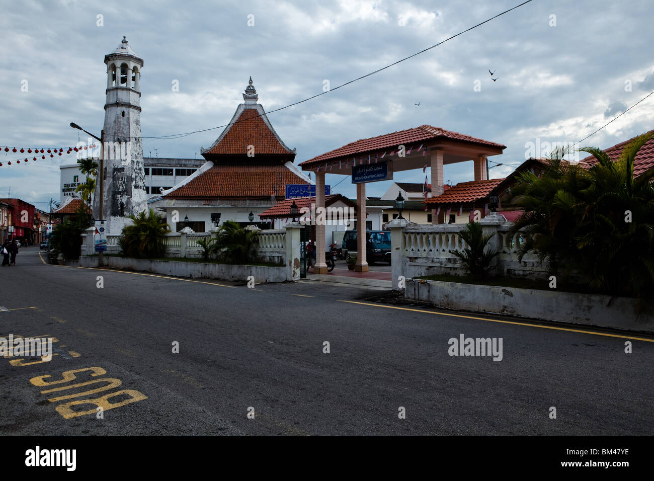 Masjid Kampung Hulu Kampung Hulu Mosque In Melaka Stock Photo Alamy
