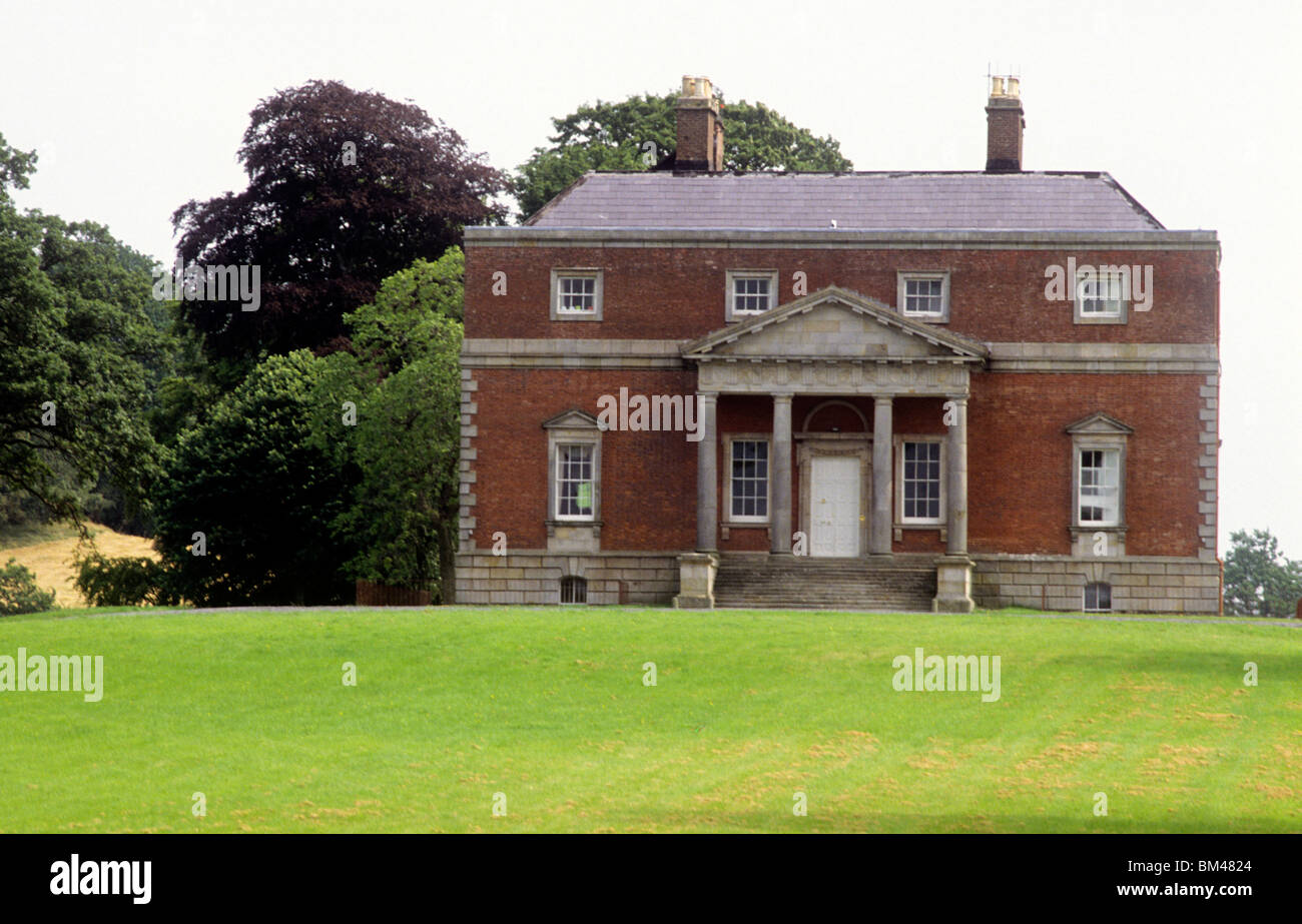 Bellamont House, County Cavan, Ireland Eire Irish Palladian villa villas 18th eighteenth century house houses Stock Photo