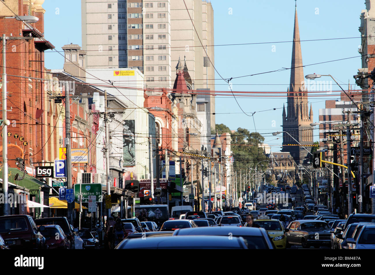 Brunswick Street Fitzroy, Melbourne Australia Stock Photo Alamy