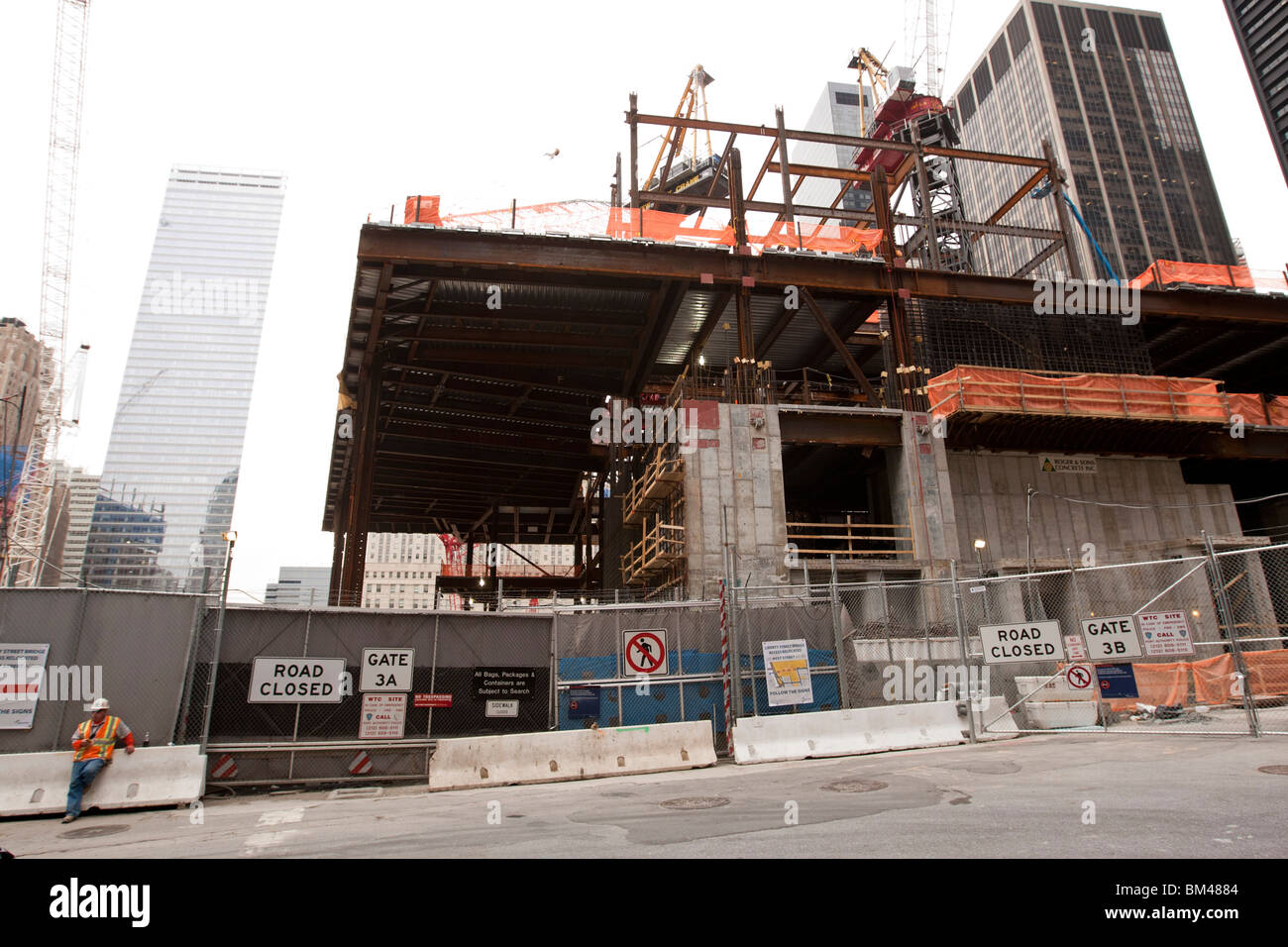 Construction at Ground Zero in New York City USA 17 May 2010 Stock ...
