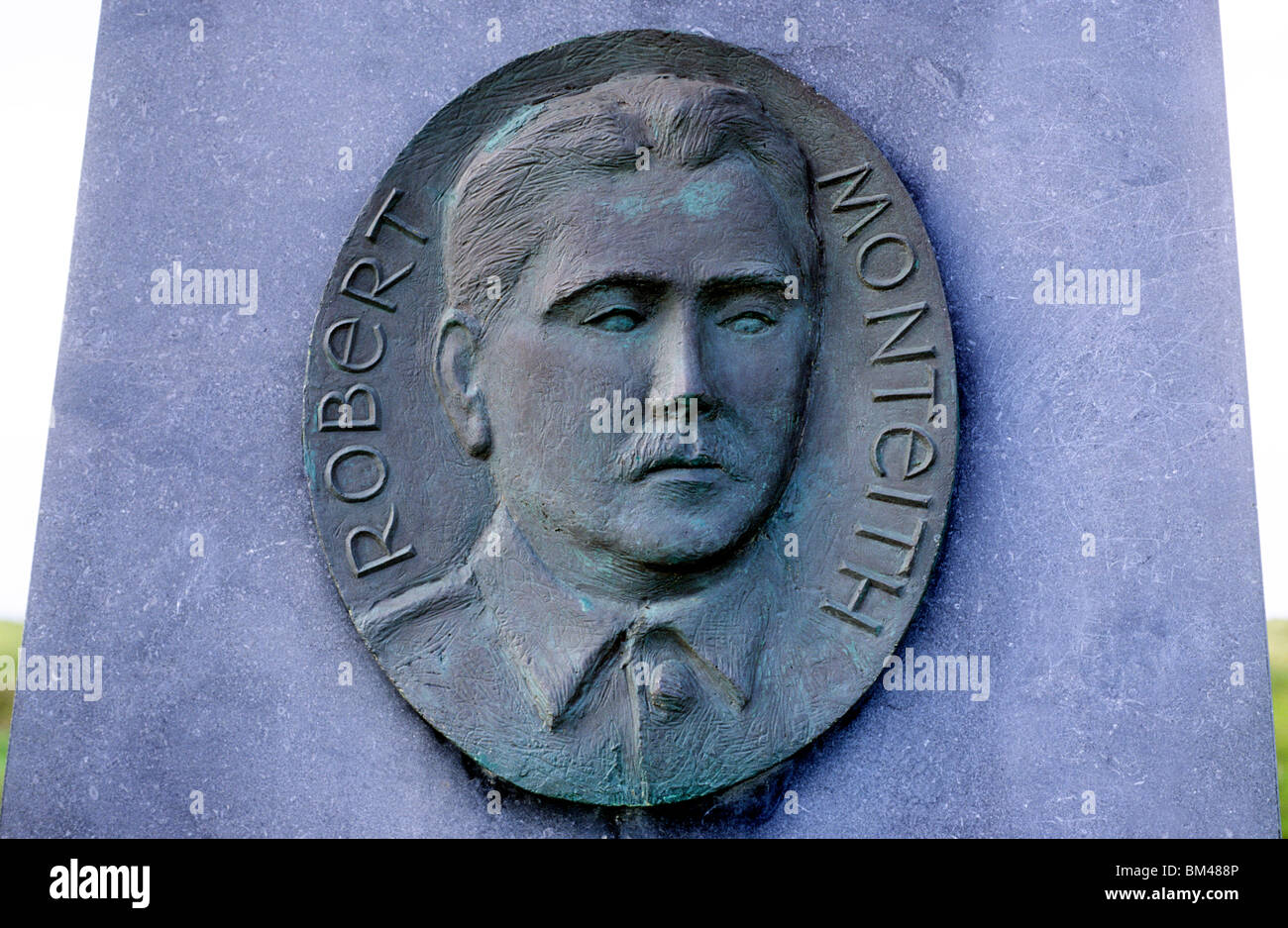 Captain Robert Monteith, Irish Brigade Leader, Memorial, Ireland Eire