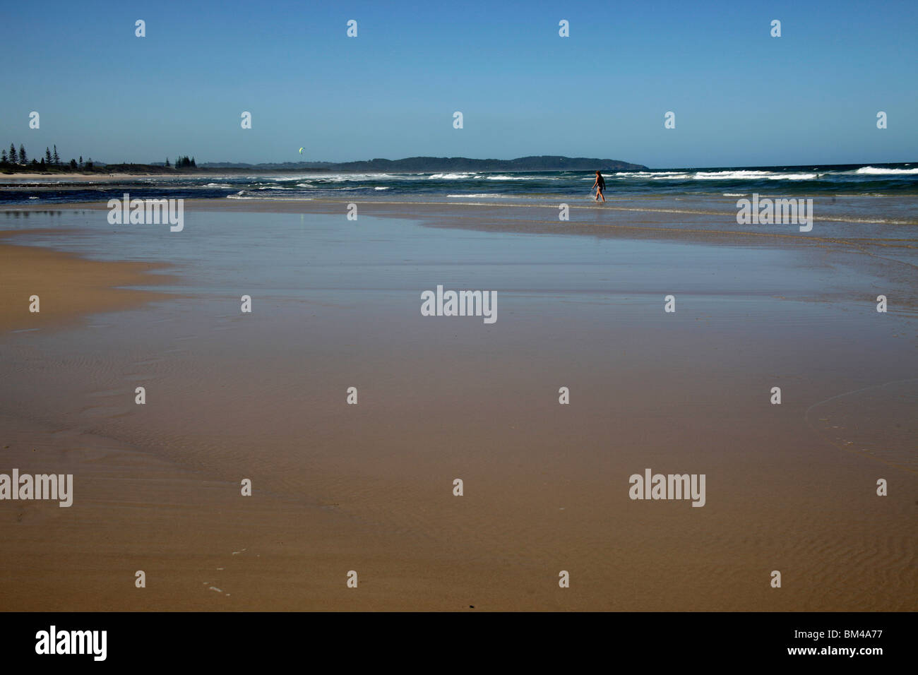 the beach in Lennox Head, New South Wales, Australia Stock Photo Alamy