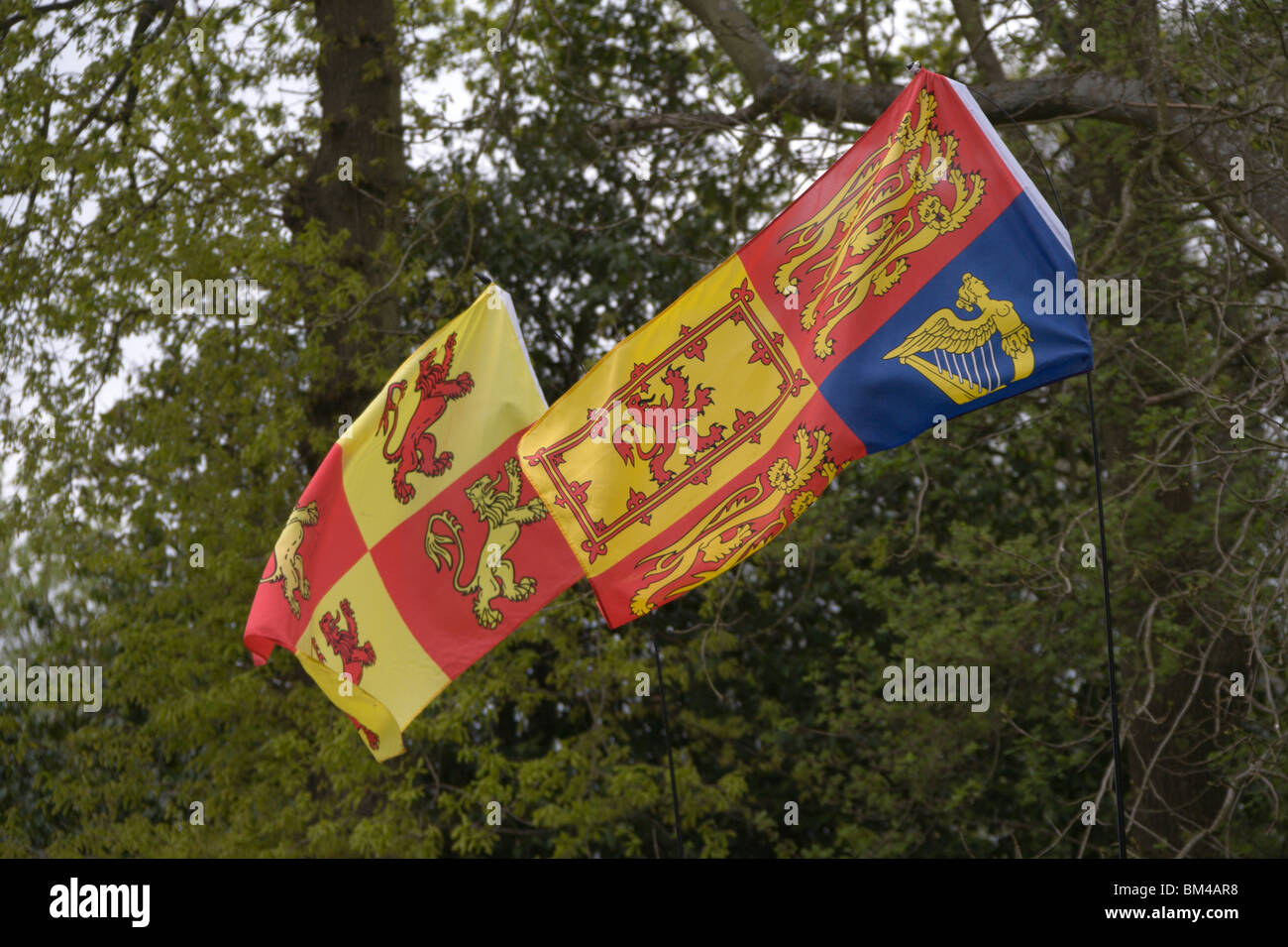 royal standard flag Stock Photo Alamy