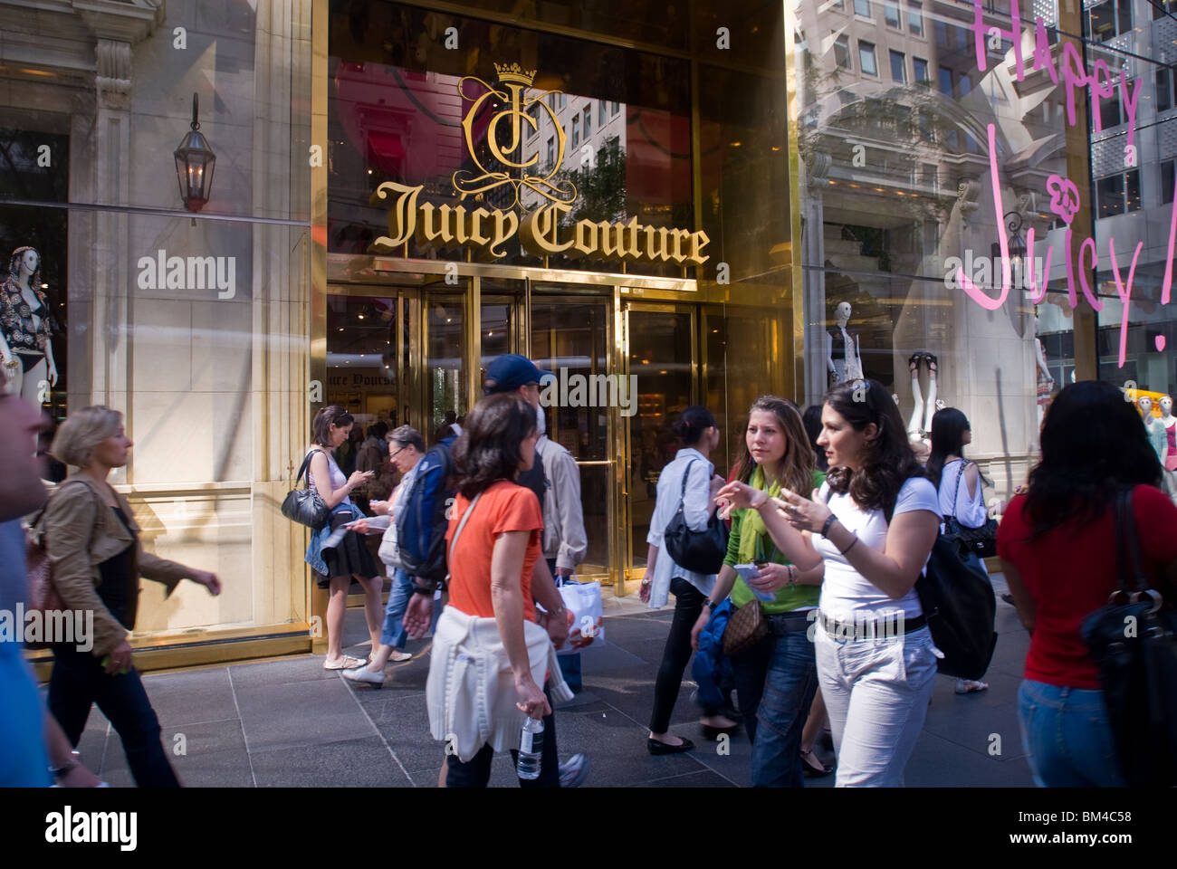 A Juicy Couture store in the midtown Manhattan neighborhood of New York