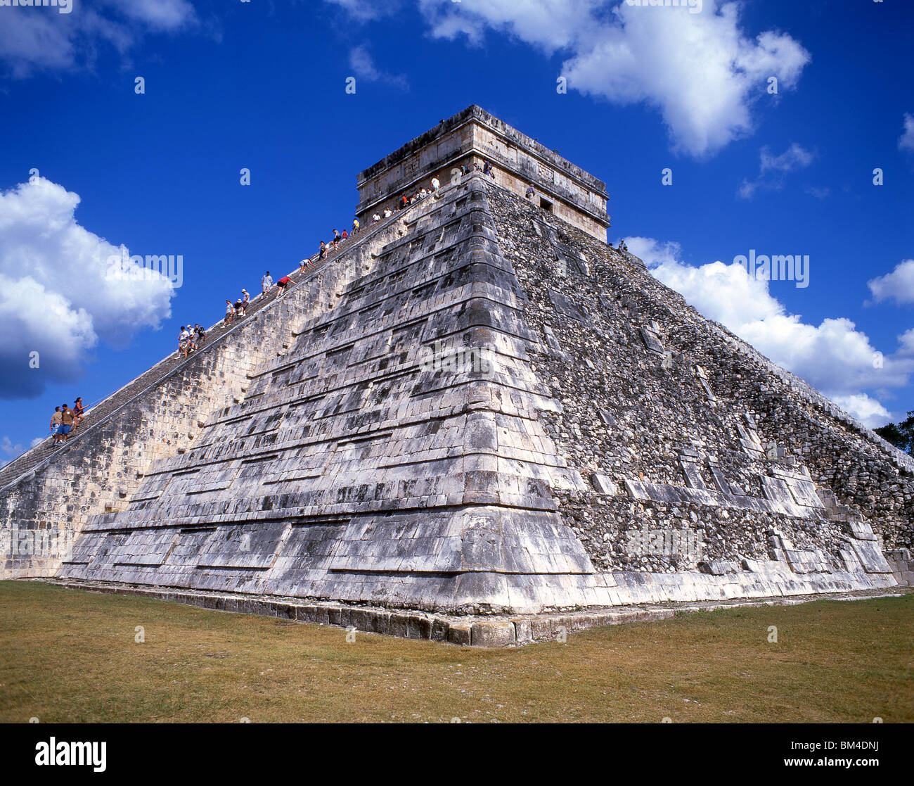 Temple of Kukulcan, Chichen Itza, Yucatan Peninsula, Yucatan State, Mexico Stock Photo