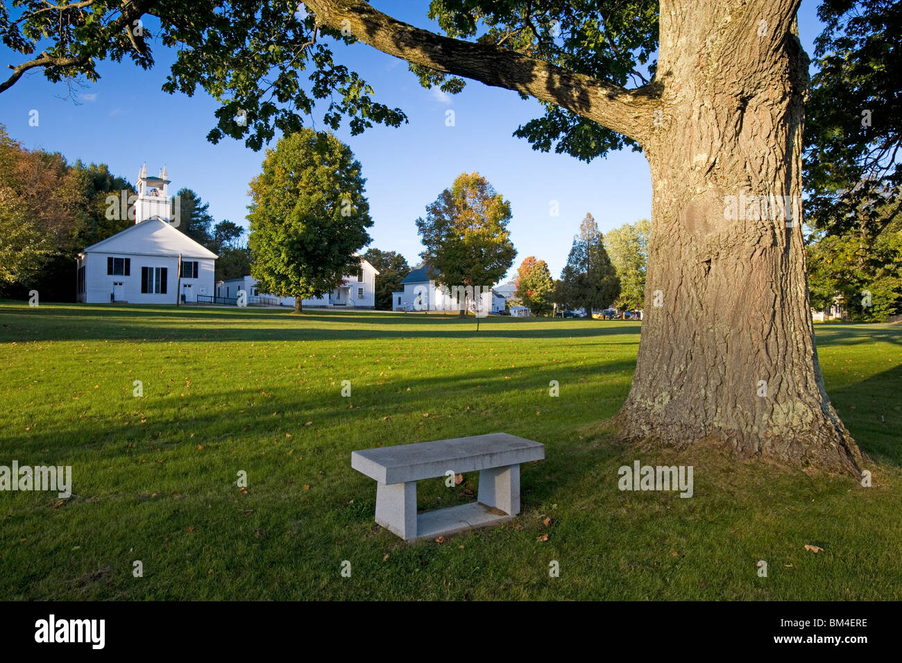 The village green in Guildhall, Vermont Stock Photo Alamy