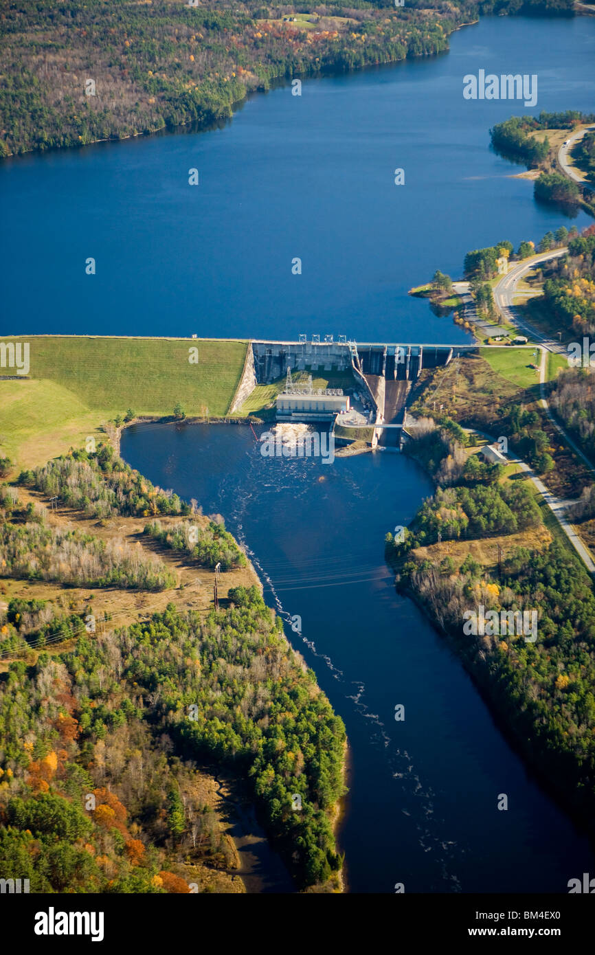 The Moore Dam and Moore Reservoir on the Connecticut River in Littleton