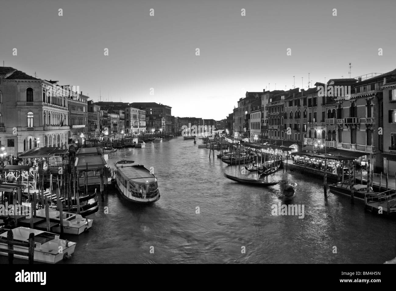 View Of The Grand Canal , from The Rialto Bridge , Venice , Italy Stock ...