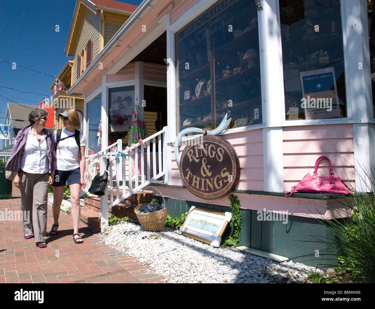 Talbot Street shops and restaurants St. Michael’s St Michaels Maryland