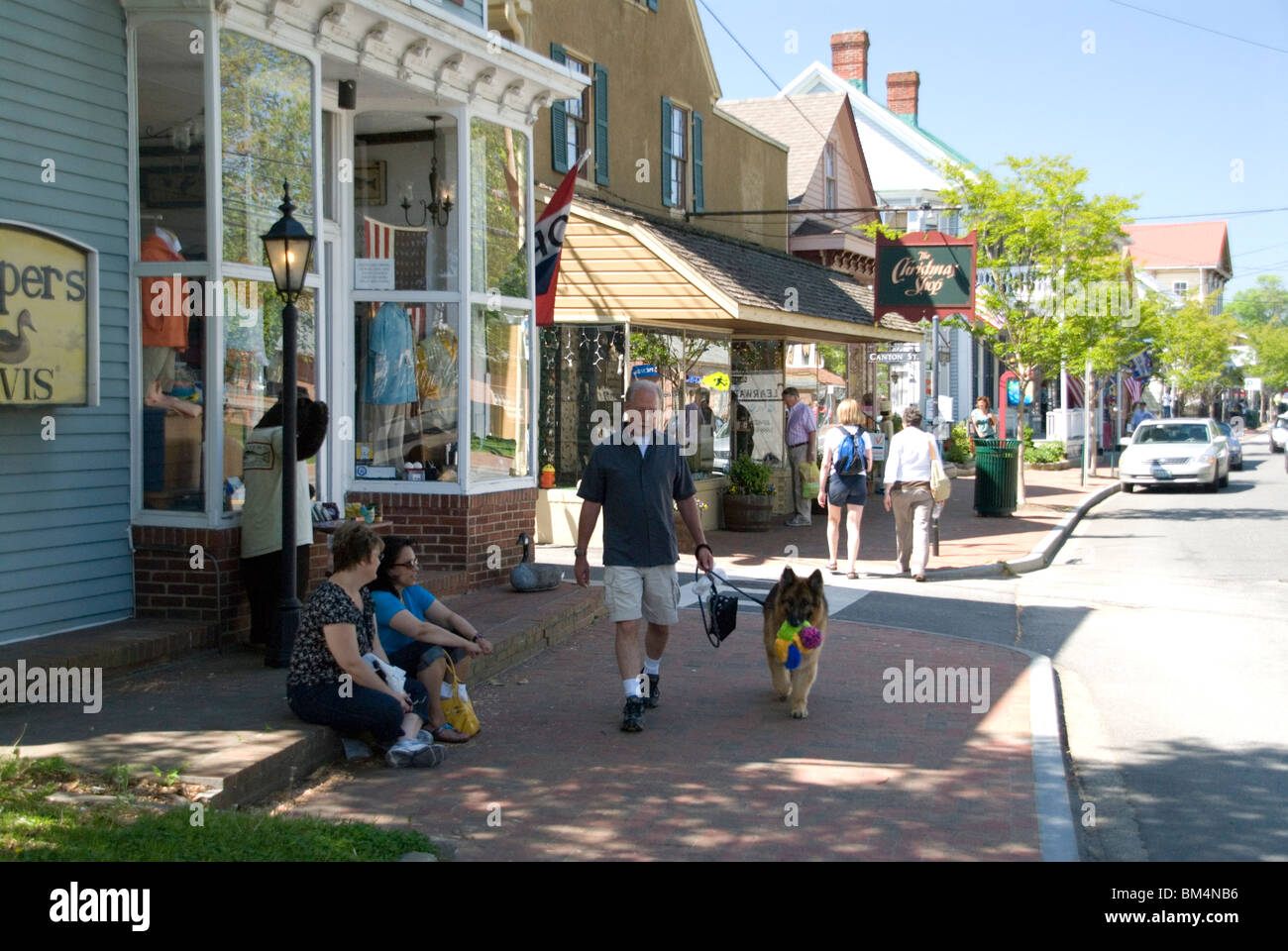 Talbot Street shops and restaurants St. Michael’s St Michaels Maryland