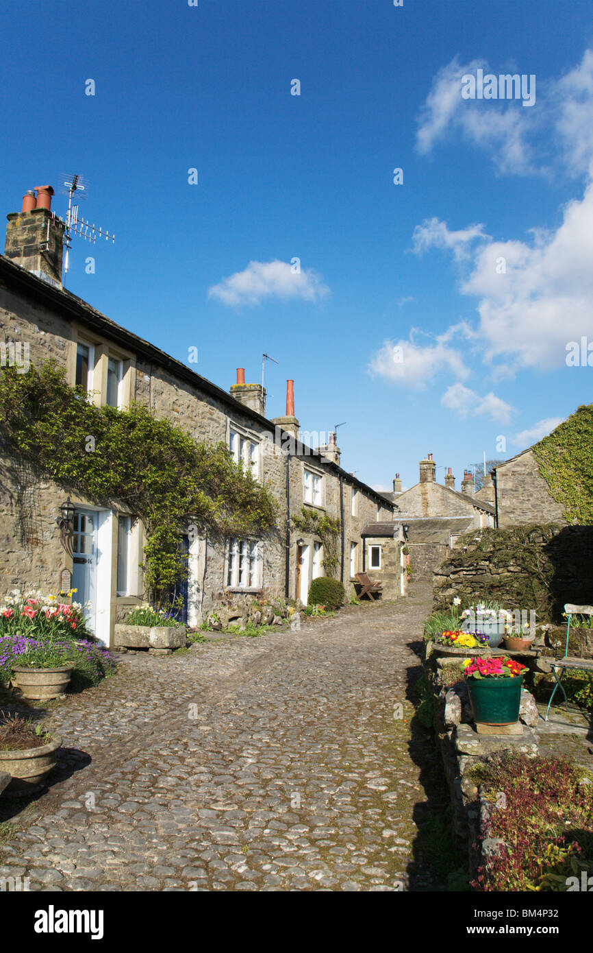 Picturesque street in Grassington village, North Yorkshire, England Stock Photo Alamy