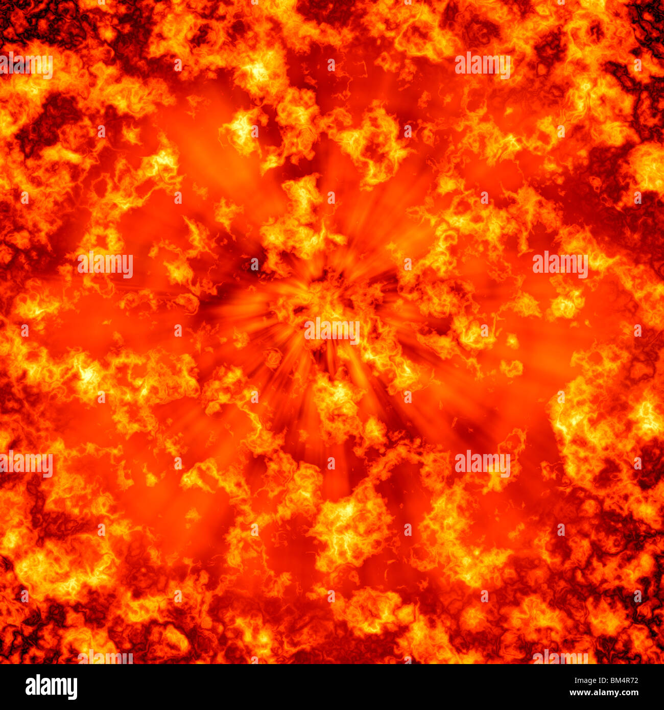 hot lava Stock Photo