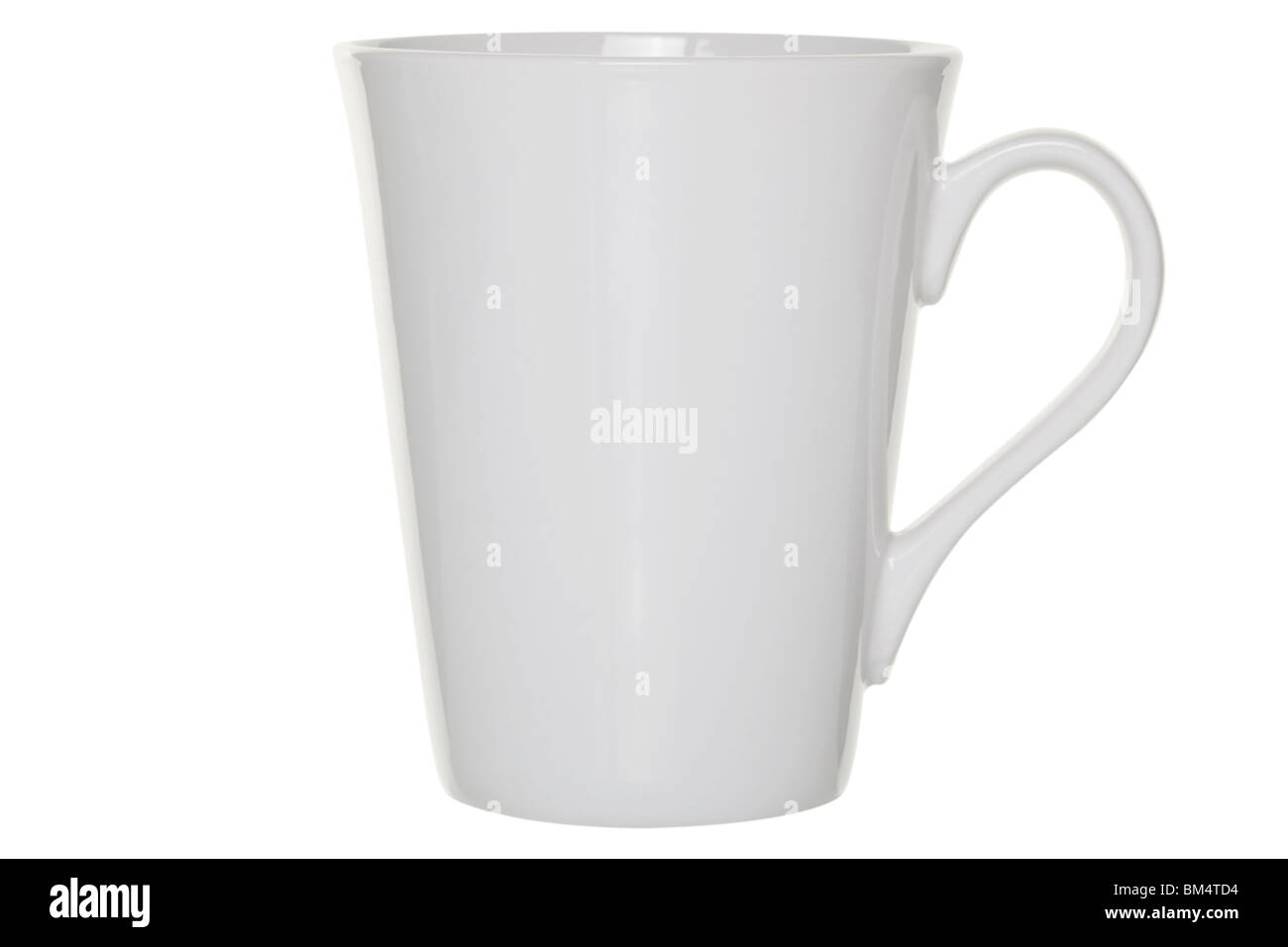 A white coffee mug isolated on a white background with clipping path. Stock Photo
