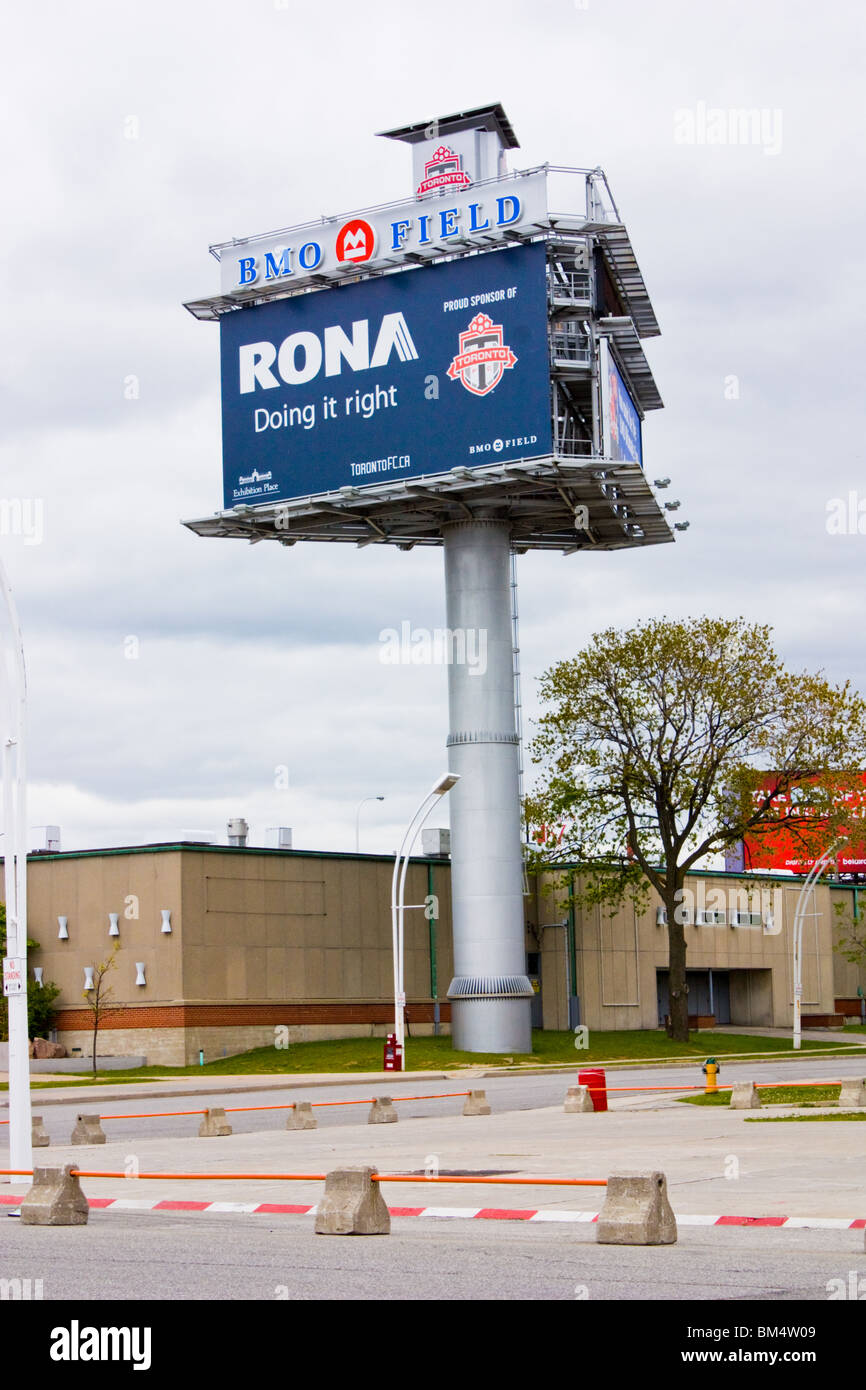 bmo soccer field sign toronto ontario canada Stock Photo Alamy