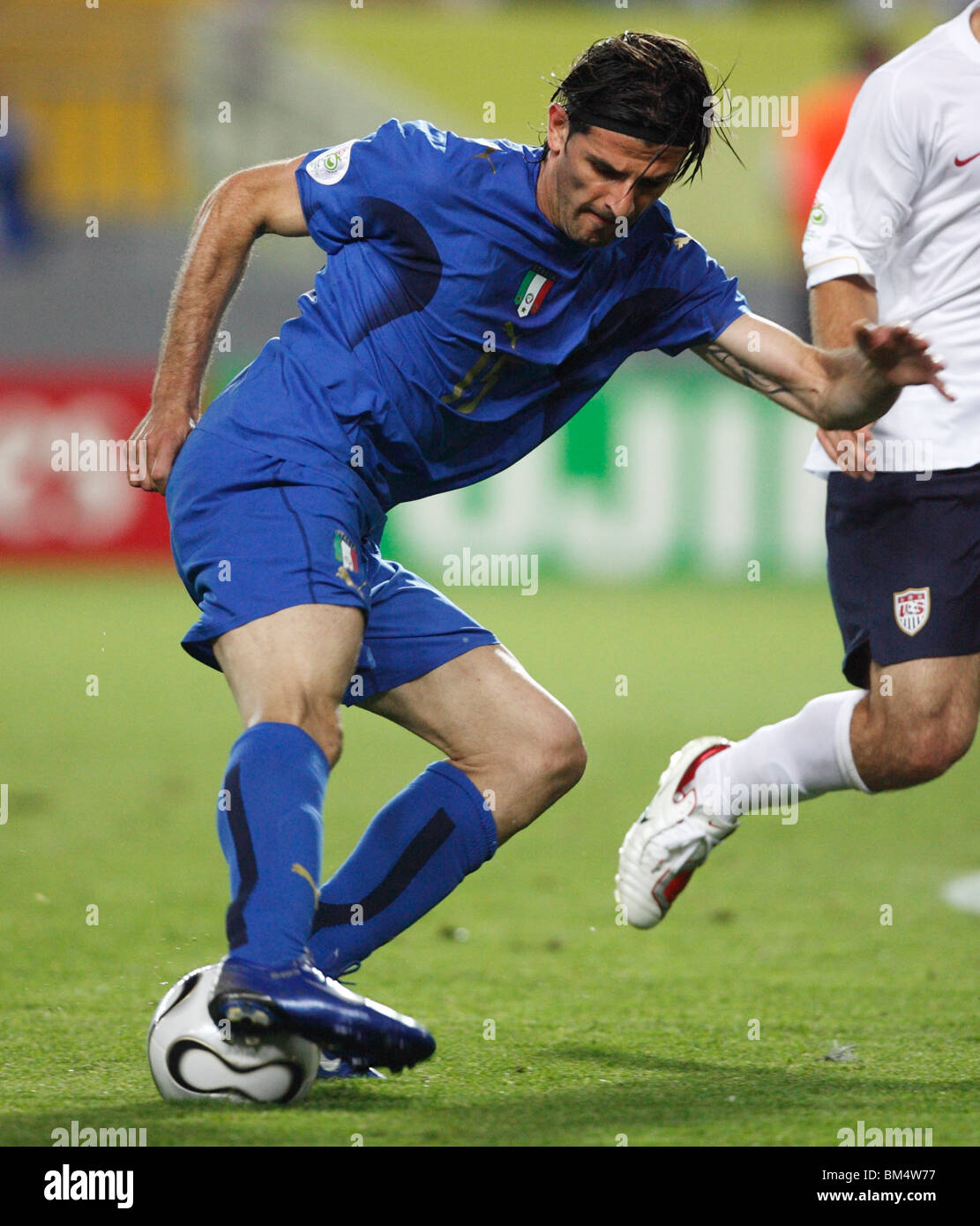Vincenzo Iaquinta of Italy in action during a 2006 World Cup match against the United States June 17, 2006. Stock Photo