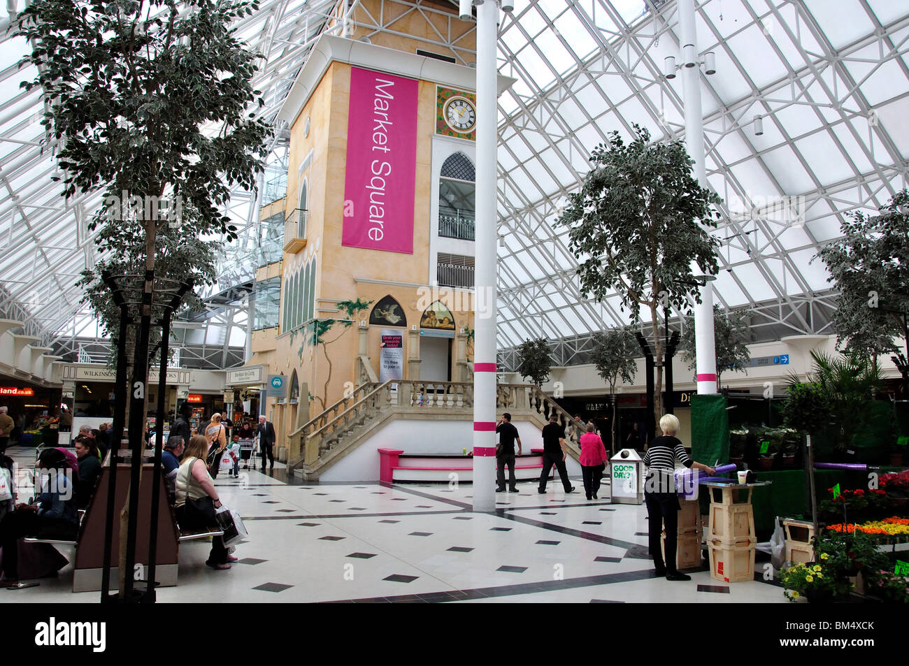 Market Square, The Pavilions Shopping Centre, Uxbridge, London Borough
