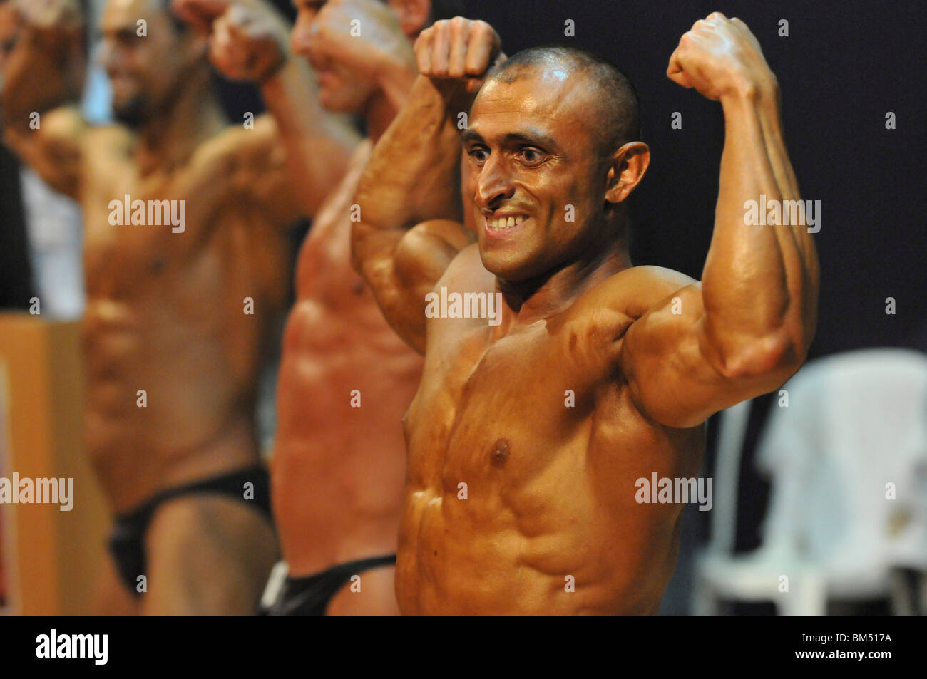 Israel, regional Bodybuilding competition Stock Photo