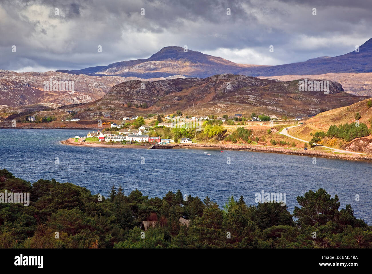 Shieldaig village, Wester Ross Scotland West coast Highlands Great ...