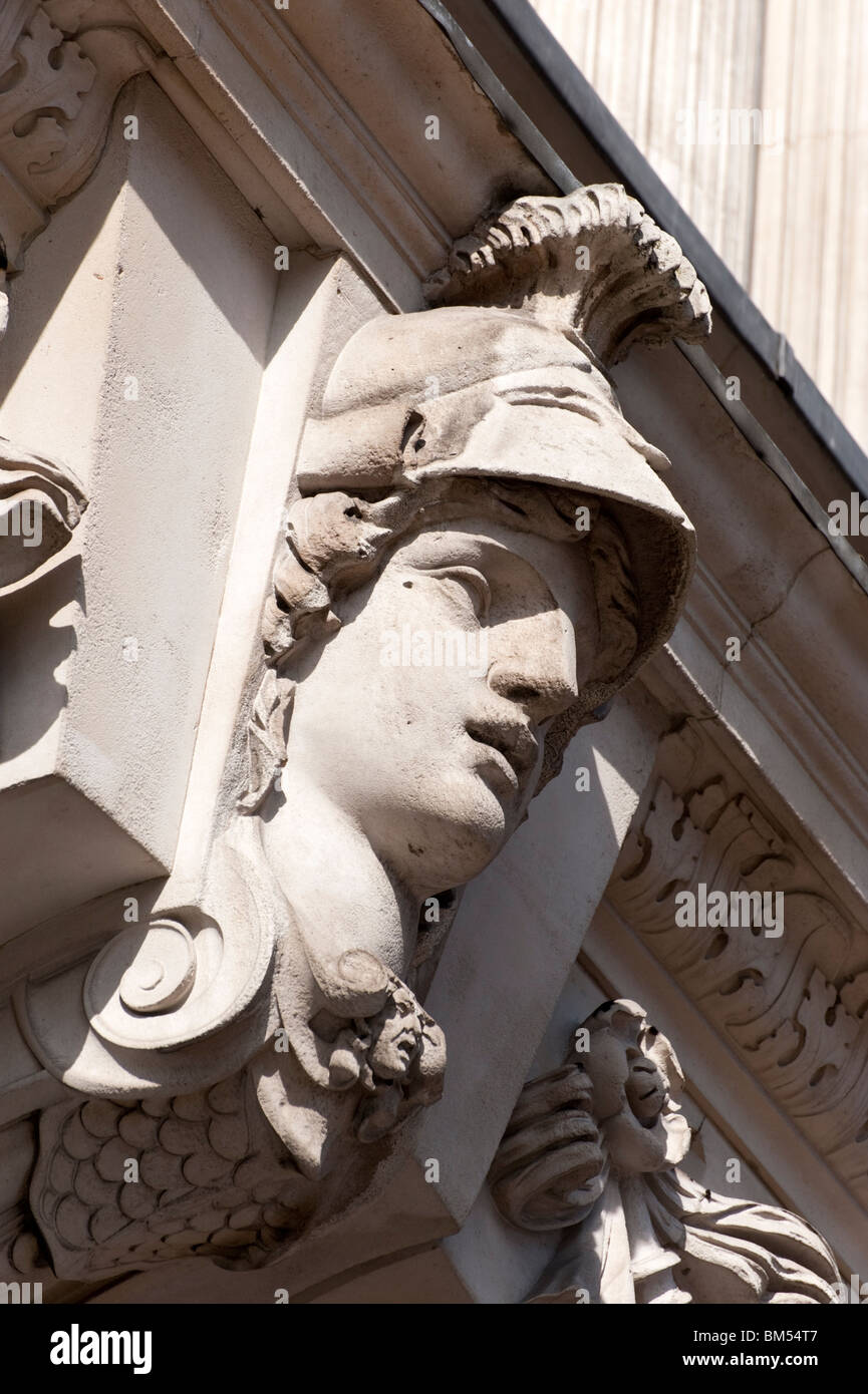 Sculpture on the front of Inland Revenue and HM Customs & Excise ...