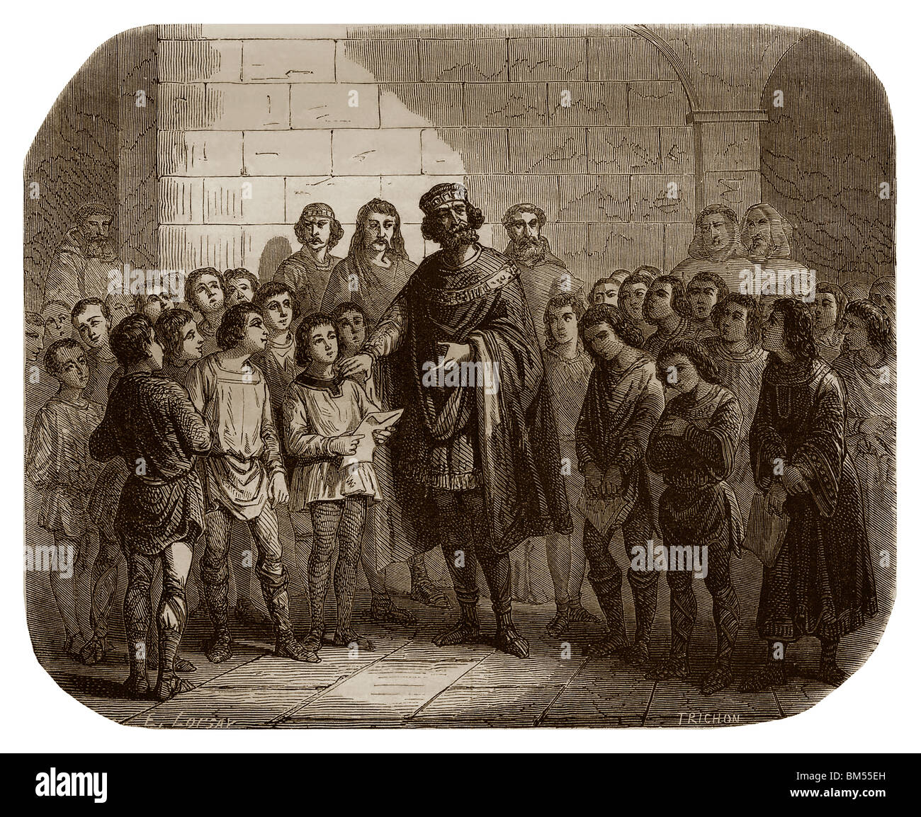 Charlemagne hires stock photography and images Alamy
