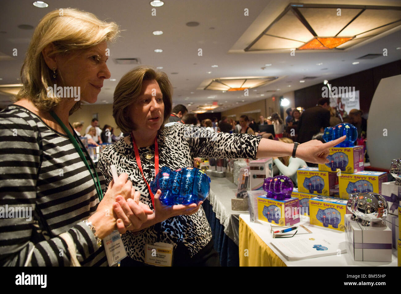 Attendees at the Holiday Gift Guide trade show held in midtown in New