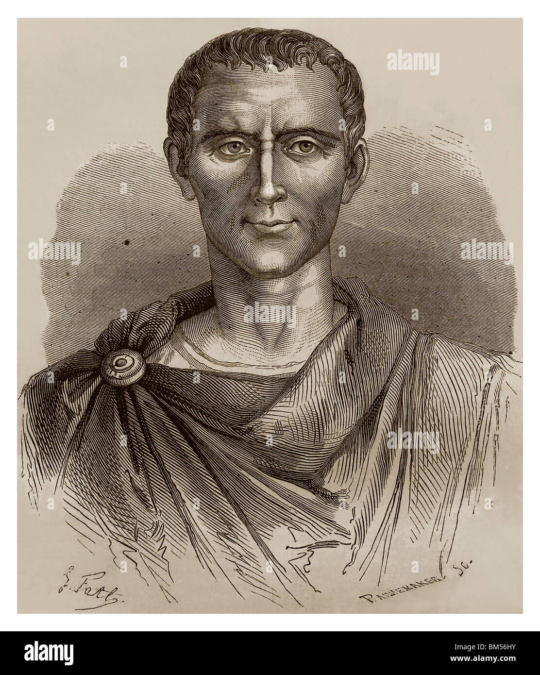 Gaius Julius Caesar (near 100 BC 44 BC) Roman General, writer and
