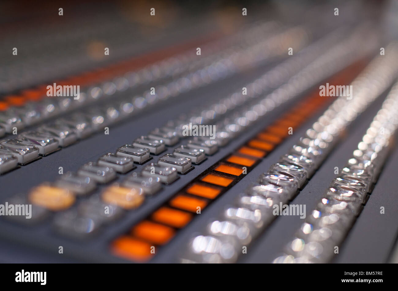 vision mixer buttons on a sony Mixer Stock Photo Alamy