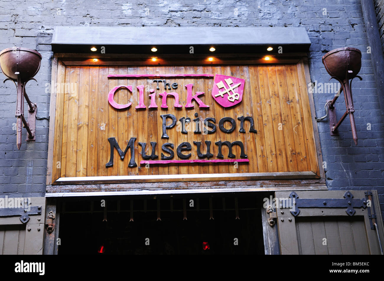 The Clink Prison Museum, Clink Street, Bankside, London, England, UK Stock Photo