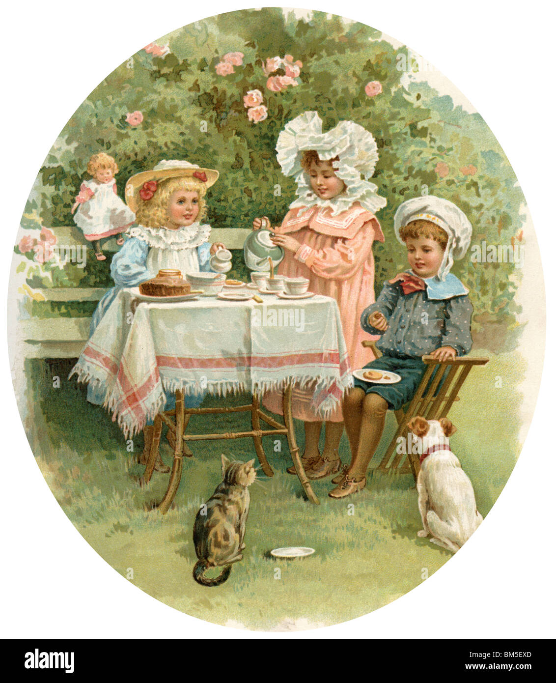 The Tea Party Stock Photo Alamy