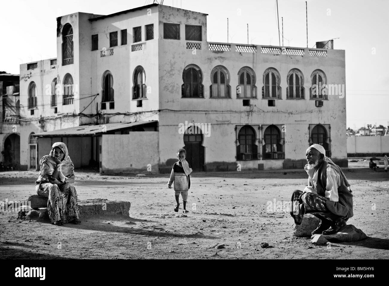 Daily life, Massawa, Eritrea Stock Photo