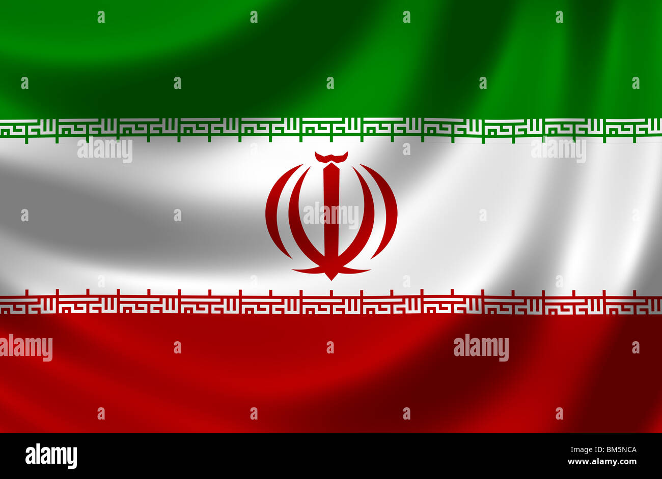 Flag of Iran Stock Photo - Alamy