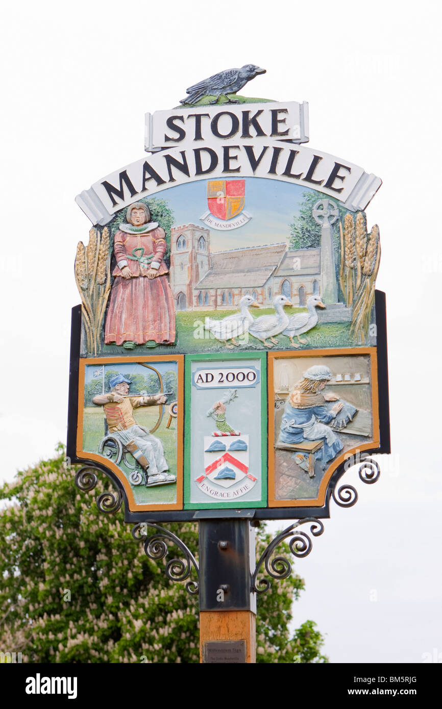 Stoke Mandeville inspiration for name of 2012 Olympics Mascot UK Stock Photo