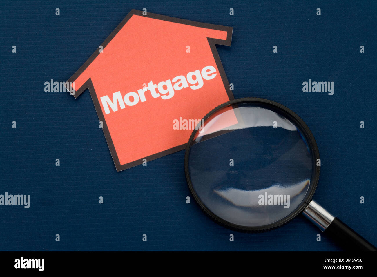 a red home sign, Real Estate Concept Stock Photo - Alamy