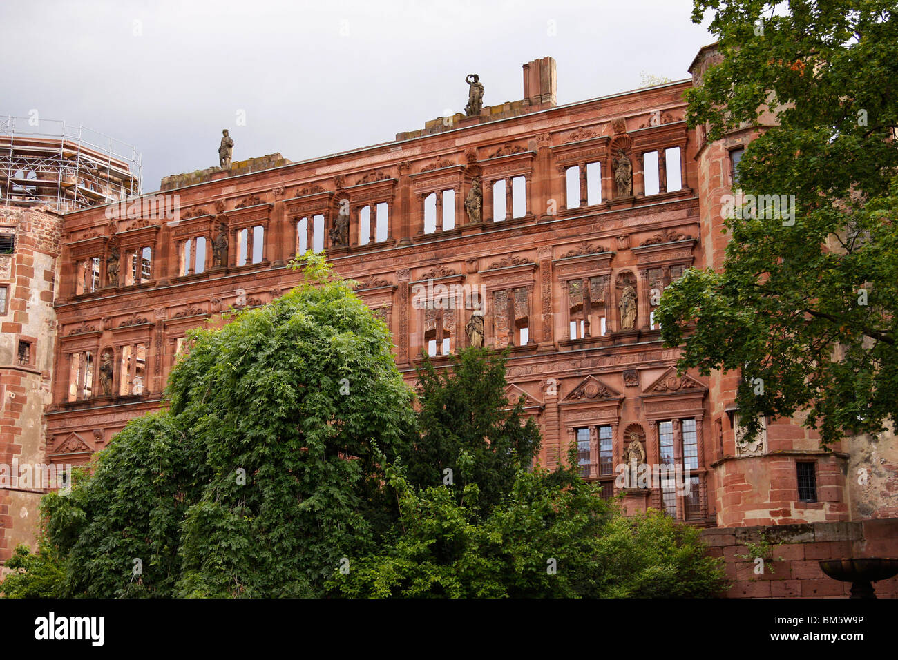 Stadt germany city historic old houses germany heidelberg hires stock