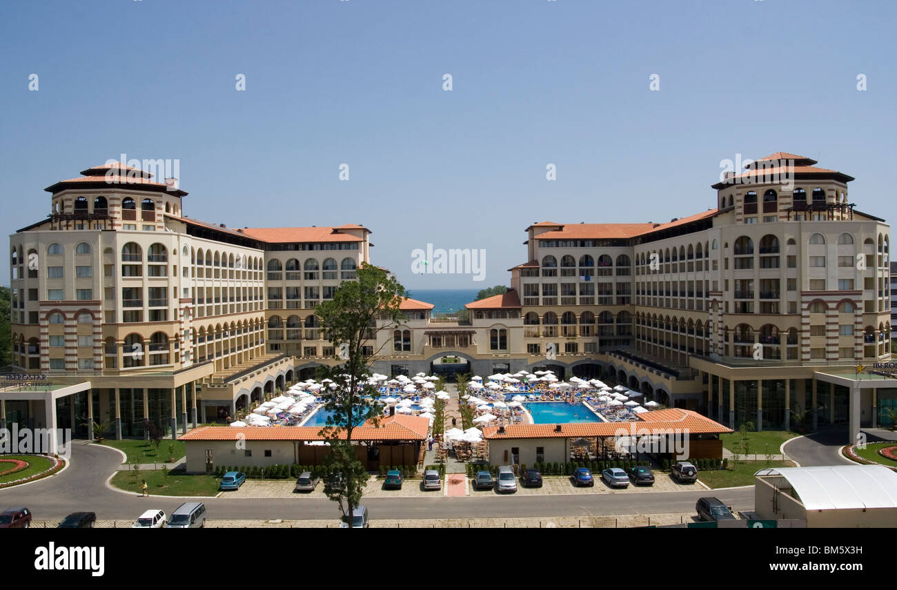 Pool from above, Sunny beach resort (Slunchev Bryag), modern ...