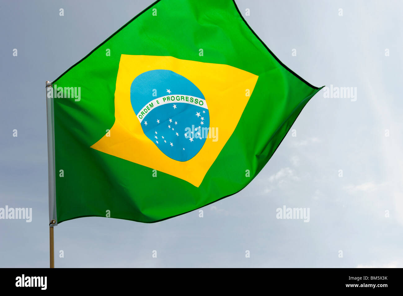 Brazil flag Stock Photo
